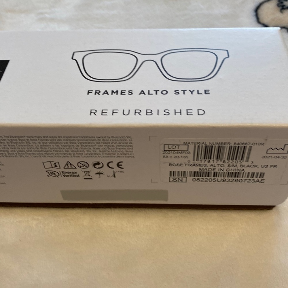 Alto Bose Frames Refurbished